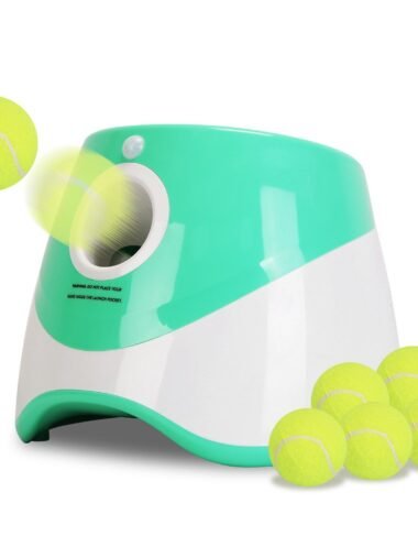 Ball Launcher Included 6 Tennis Balls